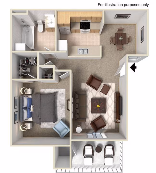 Unit 325-B11 325-B11 floor plan